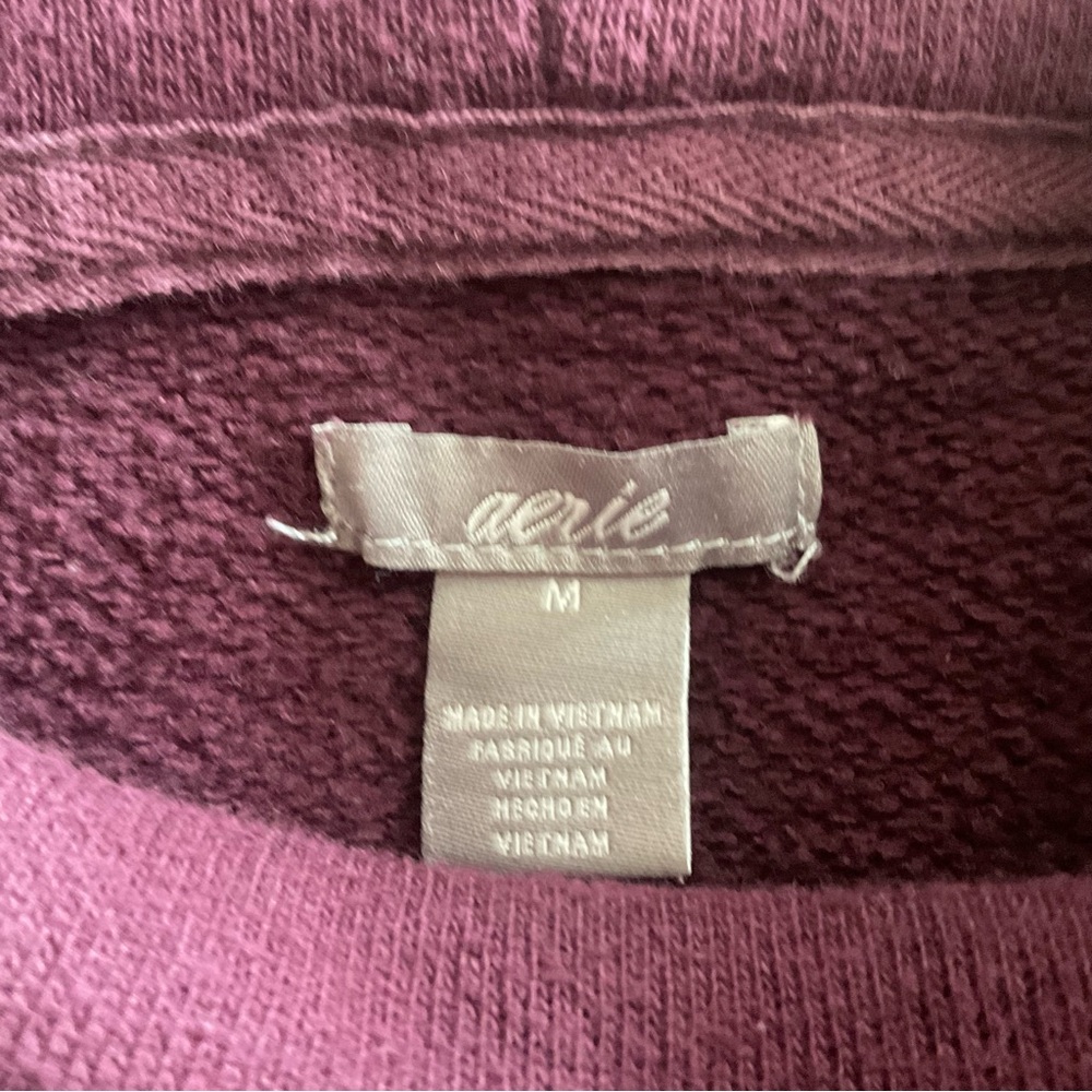 aerie Plum Mock Neck Sweater - Picture 2 of 6